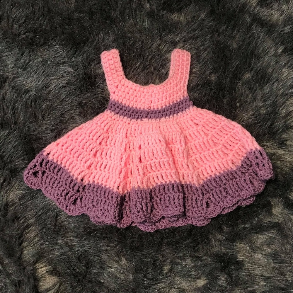 Crocheted baby dress